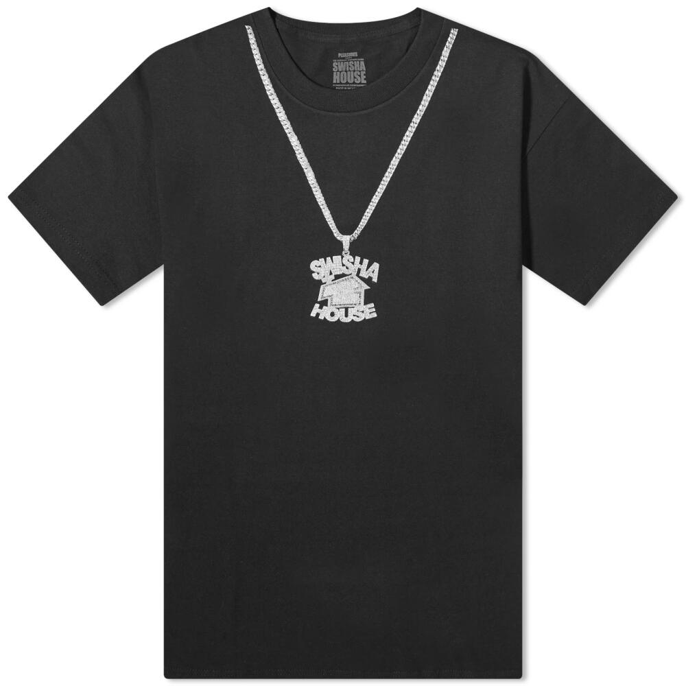 Pleasures Men's Swishahouse Chain T-Shirt in Black Cover