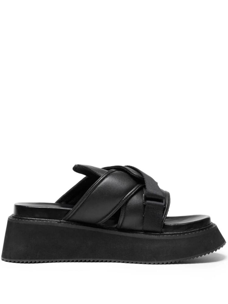 Julius Tape leather sandals - Black Cover