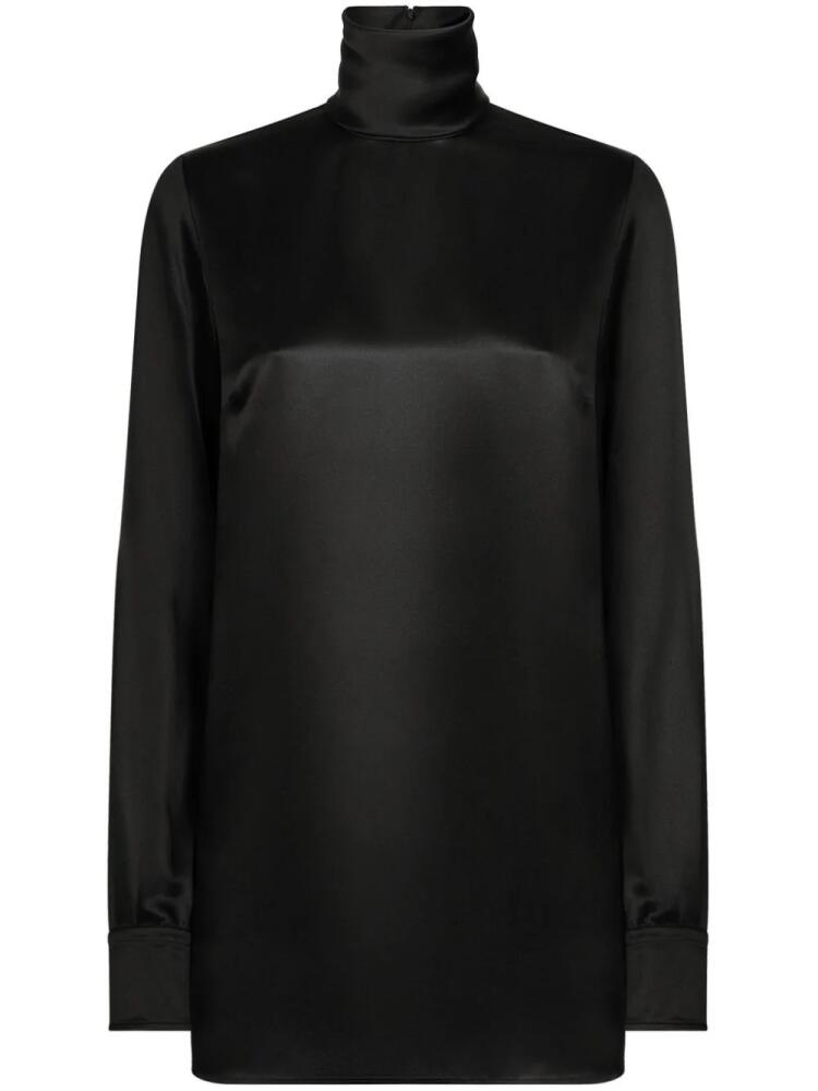 Dolce & Gabbana High-neck blouse - Black Cover