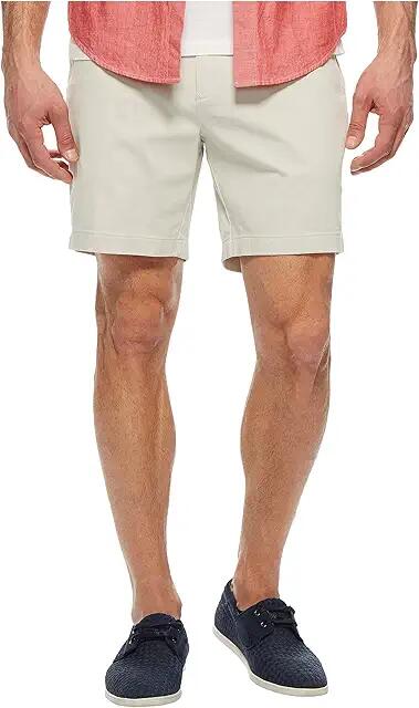 Nautica Stretch Twill Classic Fit Performance Deck Shorts (Nautica Stone) Men's Shorts Cover