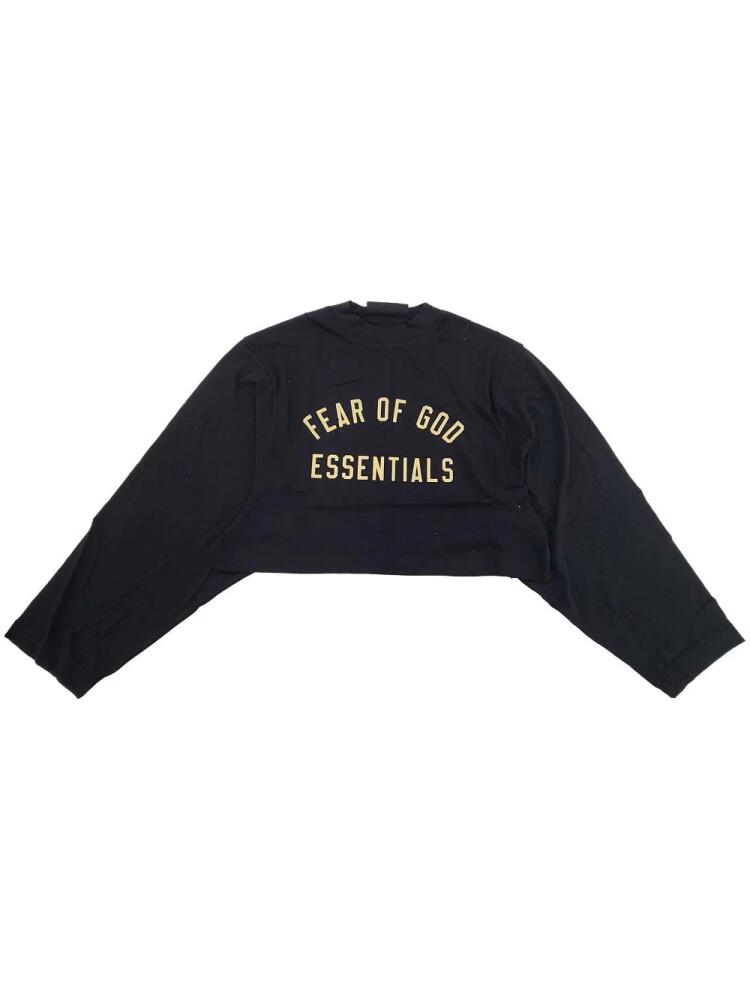 FEAR OF GOD ESSENTIALS logo-print sweatshirt - Black Cover