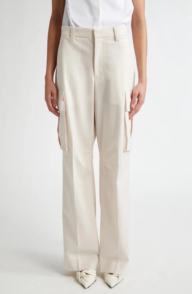 Victoria Beckham Relaxed Cargo Pants in Bone Cover