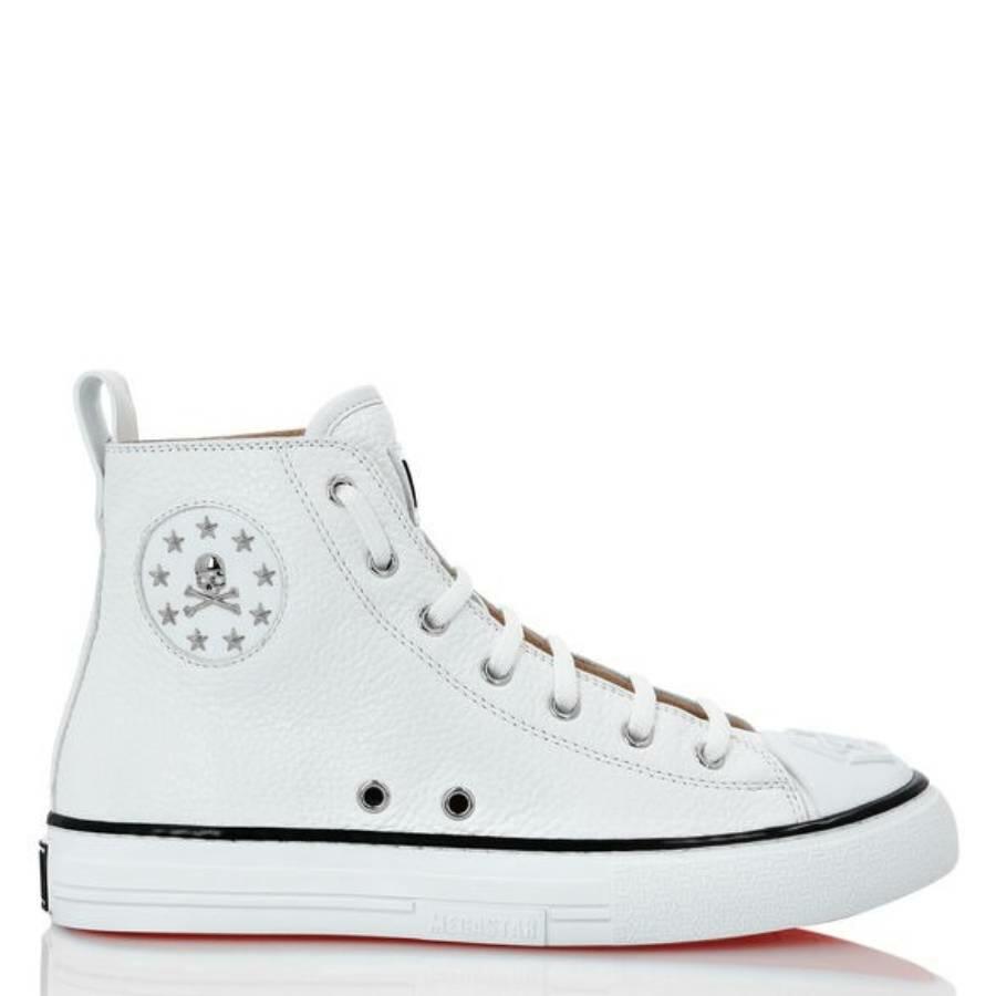 Philipp Plein White Megastar Hi-Top Sneakers Cover