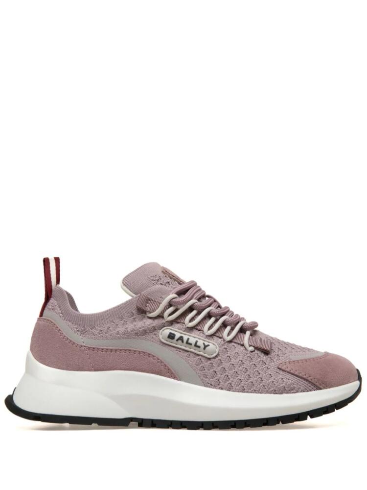 Bally Daryel mesh-panel sneakers - Pink Cover