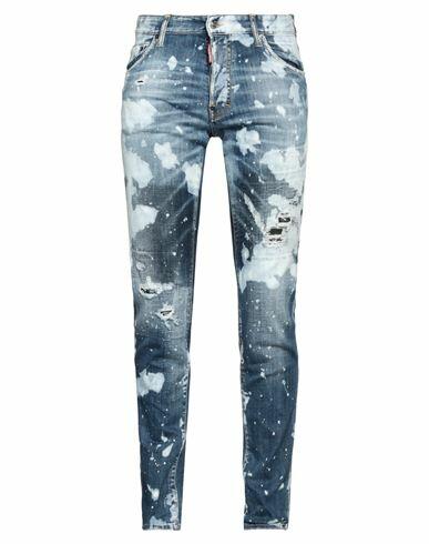 Dsquared2 Man Jeans Blue Cotton, Elastane Cover