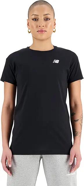 New Balance Relentless Heathertech T-Shirt (Black) Women's Clothing Cover