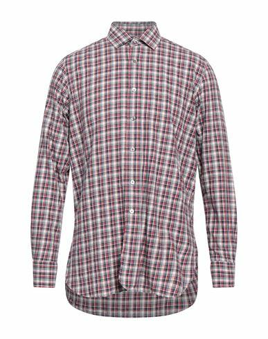 Bagutta Man Shirt Red Cotton Cover