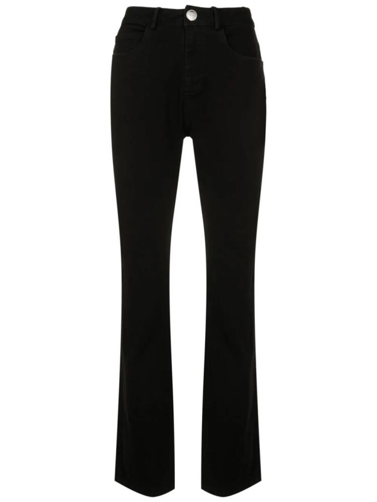 Uma | Raquel Davidowicz flared-cut leg trousers - Black Cover