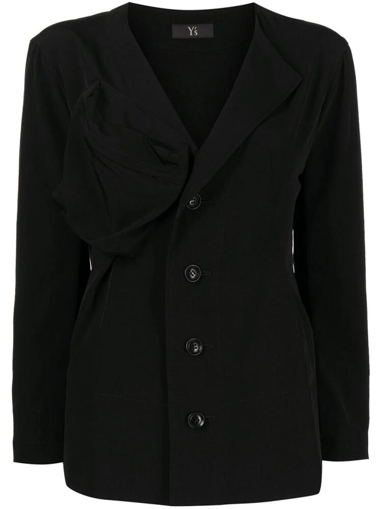 Y's ruched-detail jacket - Black Cover