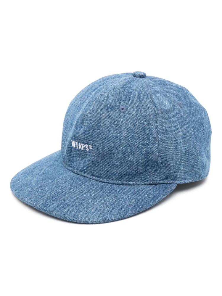 WTAPS Denim Sign baseball cap - Blue Cover