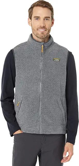 L.L.Bean Mountain Classic Fleece Vest (Charcoal Heather) Men's Clothing Cover