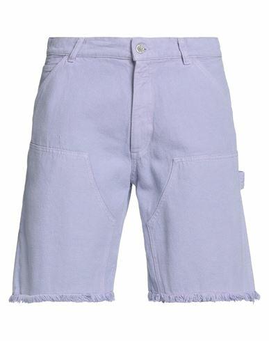 Sky High Farm Workwear Man Shorts & Bermuda Shorts Light purple Cotton Cover