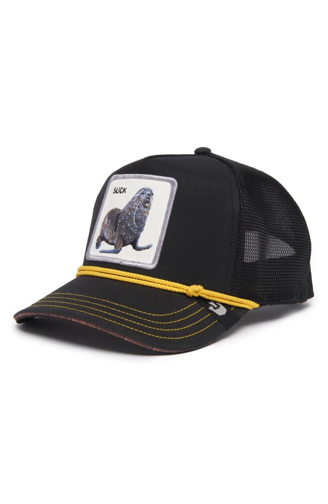 Goorin Bros. Seal of Approval Trucker Hat in Black Cover