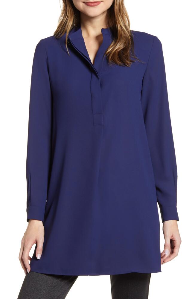 Anne Klein Nehru Tunic Shirt in Distant Mountain Cover