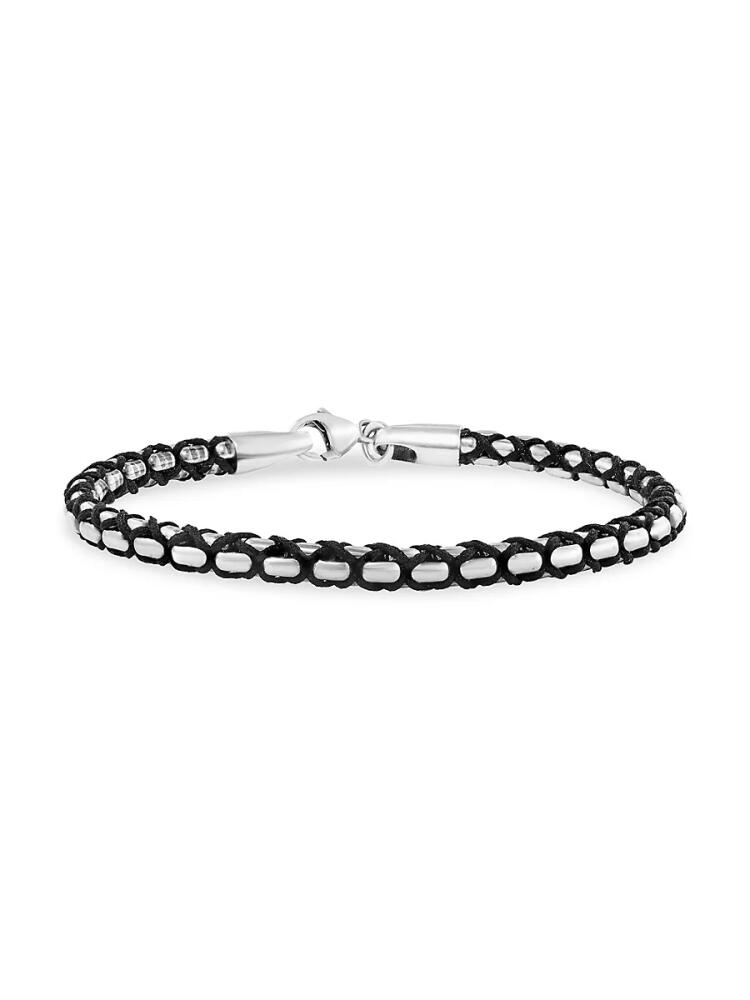 Effy Men's Sterling Silver & Nylon Bracelet Cover