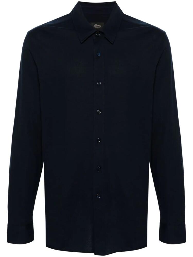 Brioni cotton shirt - Blue Cover