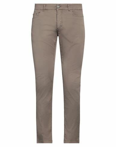 Alessandro Dell'acqua Man Pants Khaki Cotton, Elastane Cover