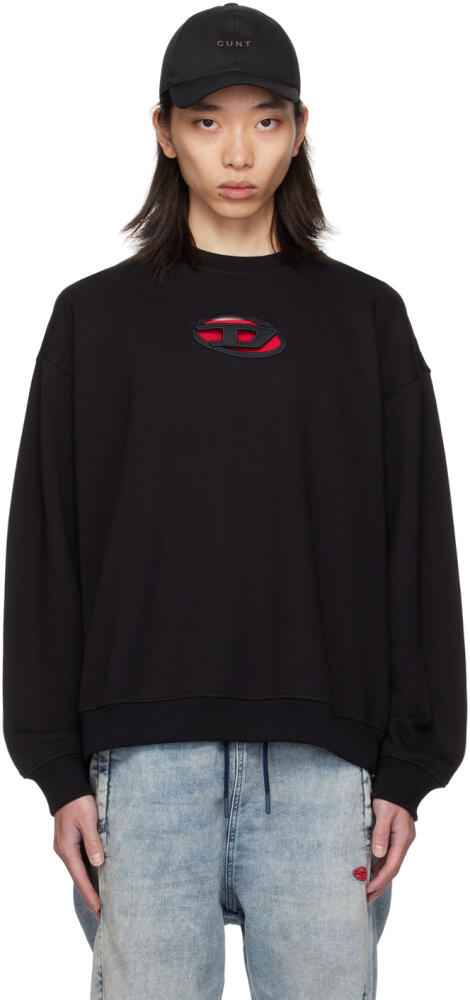 Diesel Black S-Boxt-Od Sweatshirt Cover