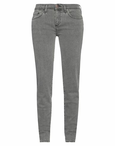 Simon Miller Woman Jeans Grey Cotton, Elastane Cover