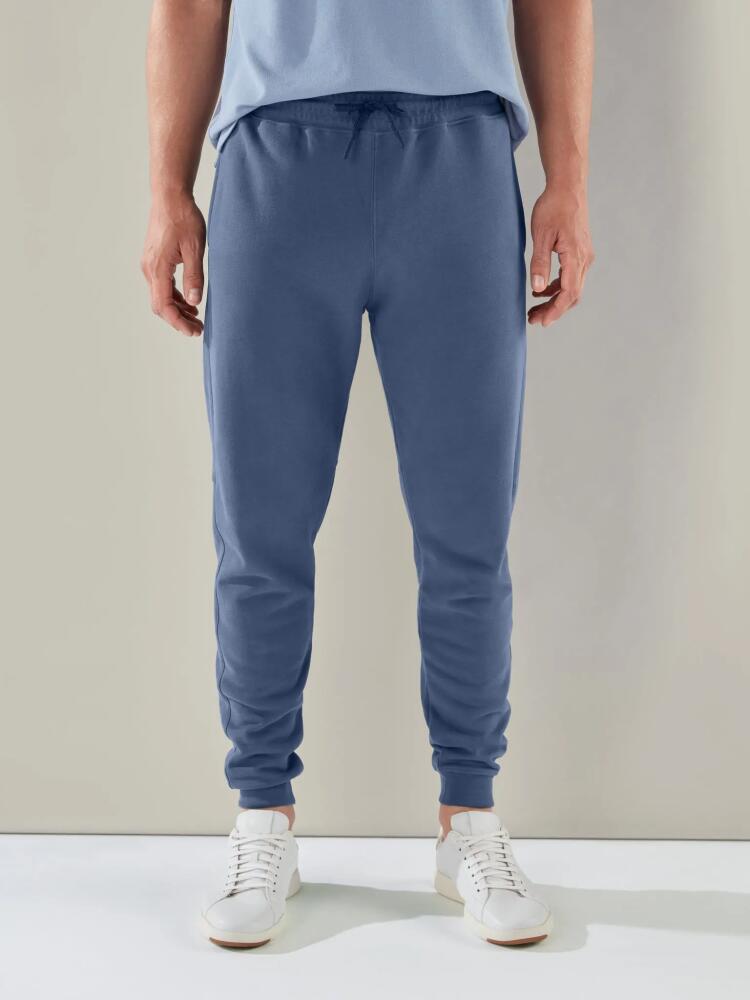 Robert Talbott Chandler French Terry Jogger in Indigo Blue Cover