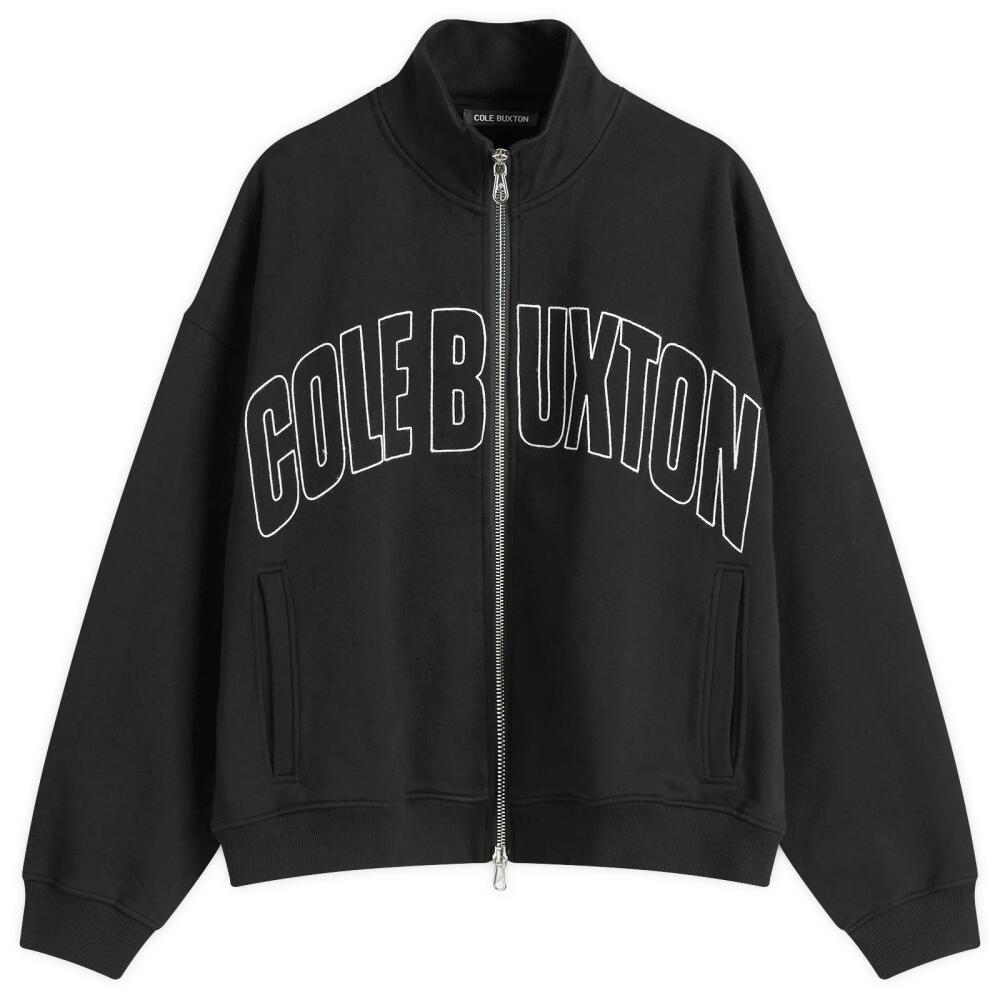 Cole Buxton Men's Varsity Track Jacket in Black Cover