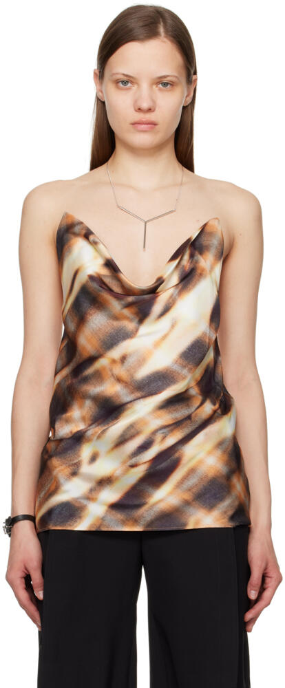 Y/Project Brown Invisible Strap Camisole Cover