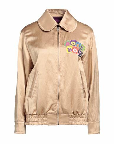 Kenzo Woman Jacket Beige Viscose, Linen, Cotton Cover