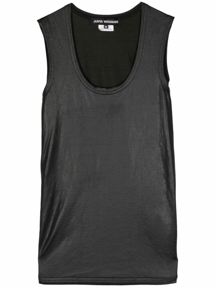 Junya Watanabe scoop-neck tank top - Black Cover