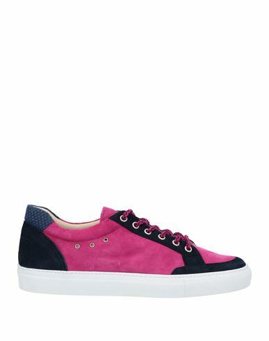 Lorena Antoniazzi Woman Sneakers Fuchsia Soft Leather, Textile fibers Cover