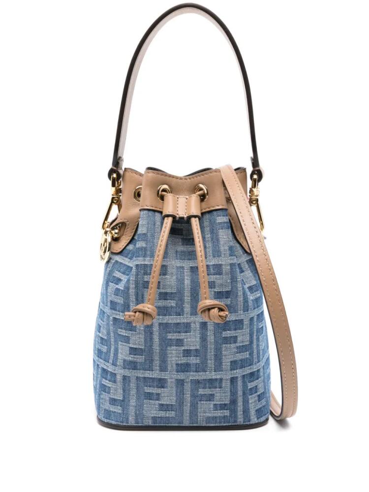 FENDI mini Mon Tresor bucket bag - Blue Cover