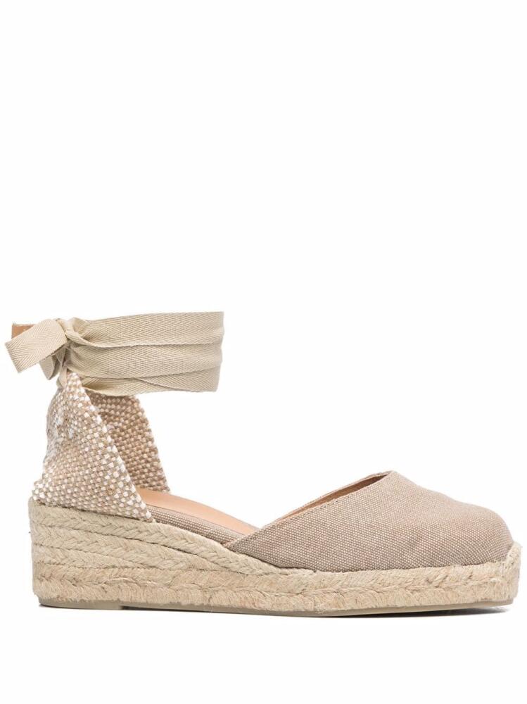 Castañer lace-up wedge espadrilles - Neutrals Cover