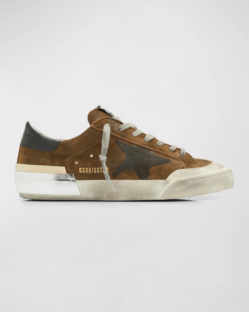 Golden Goose Men's Super-Star Suede Low-Top Sneakers Cover