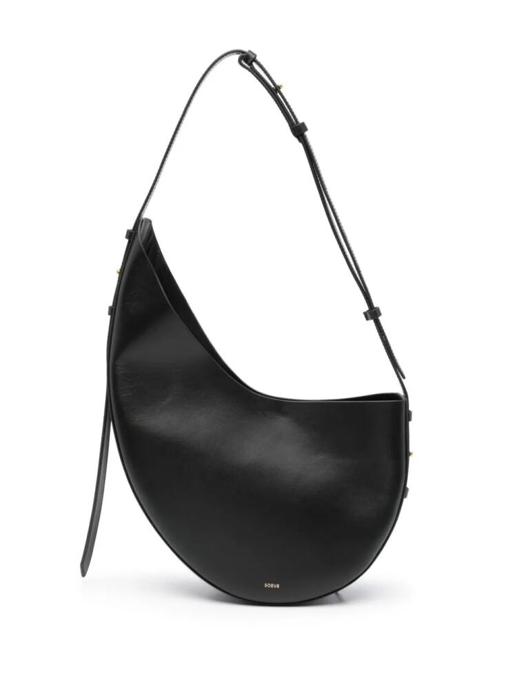 Soeur Winona asymmetric cross body bag - Black Cover