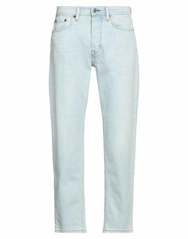 Acne Studios Man Jeans Blue Cotton, Elastane Cover