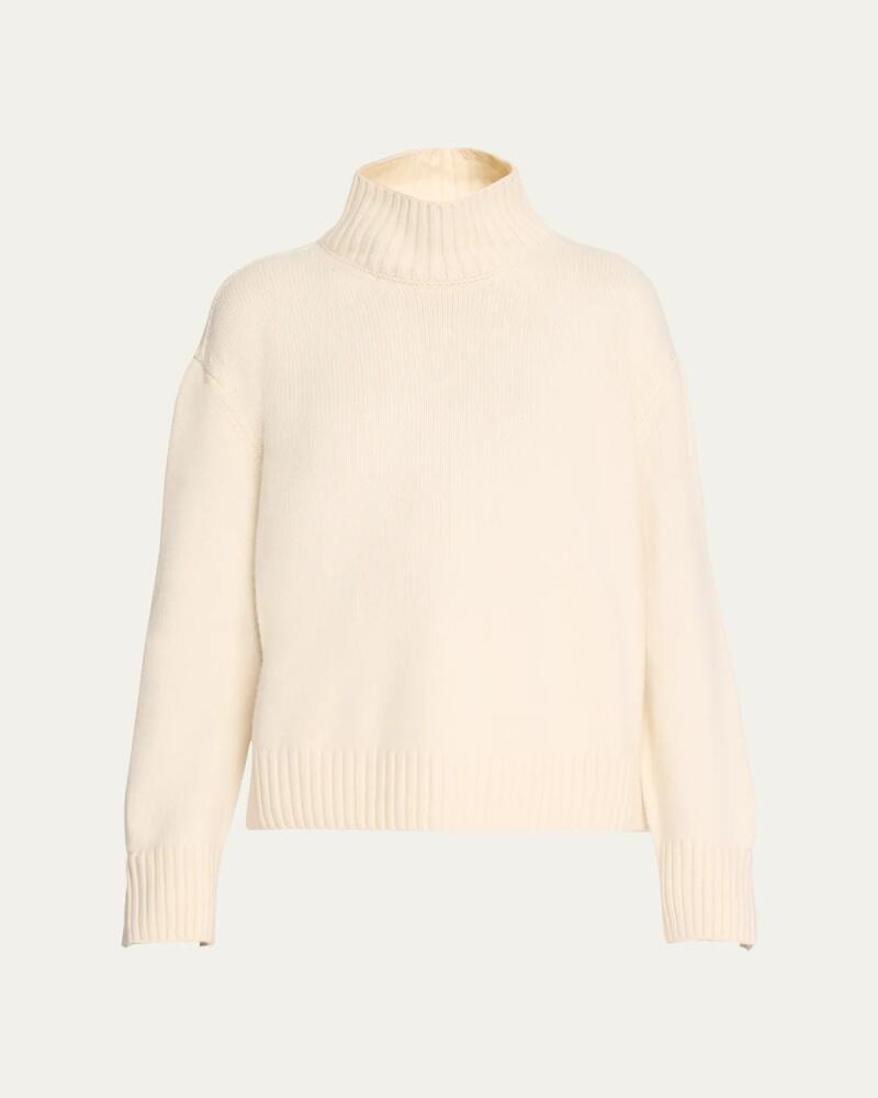 Loro Piana Parksville High-Neck Cashmere Sweater Cover