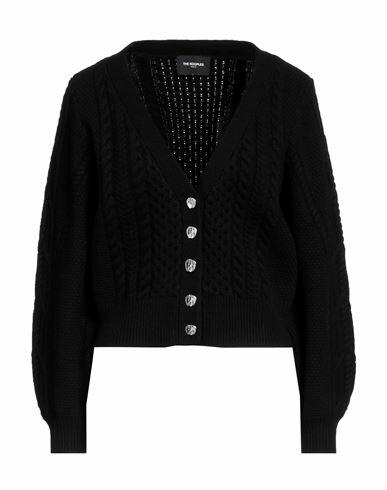 The Kooples Woman Cardigan Black Wool, Polyamide Cover