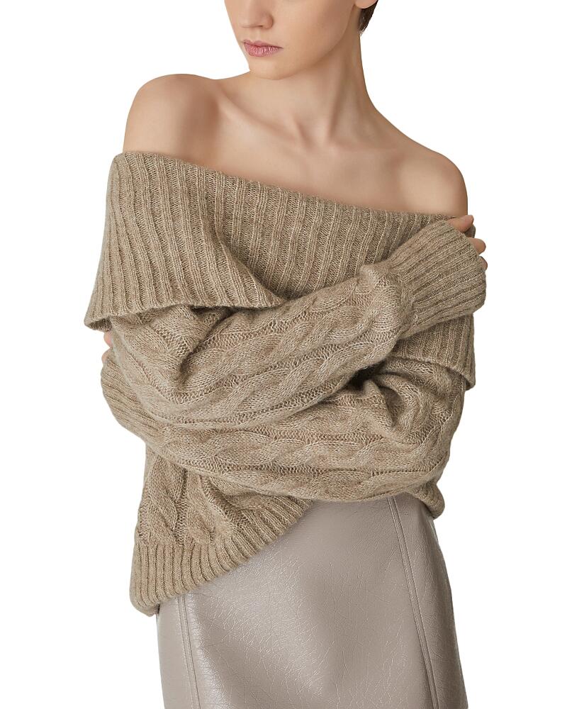 Marella Omega Off-the-Shoulder Sweater Cover