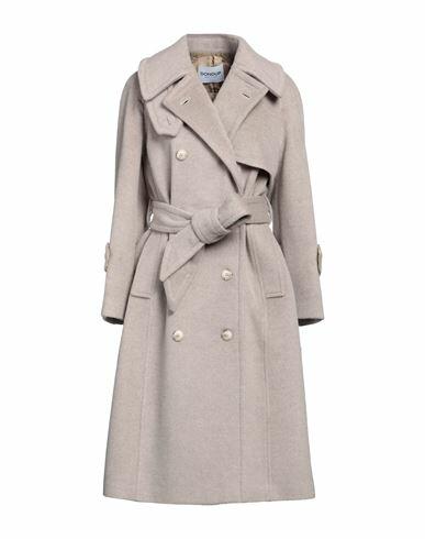 Dondup Woman Coat Dove grey Wool, Alpaca wool, Mohair wool, Polyamide Cover