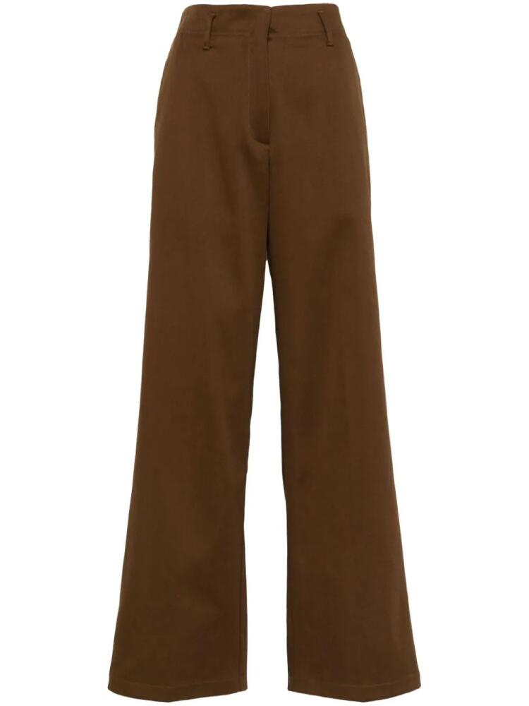 Forte Forte straight-leg trousers - Brown Cover