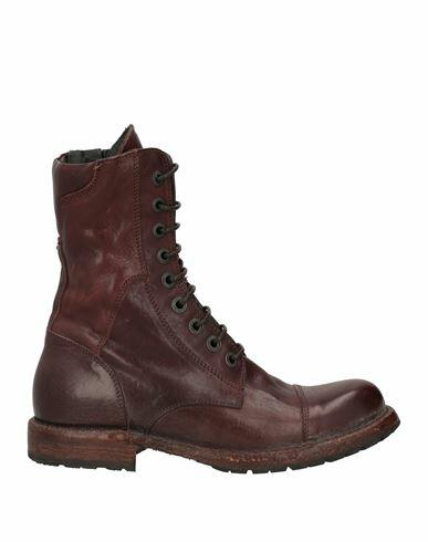 Moma Woman Ankle boots Dark brown Leather Cover