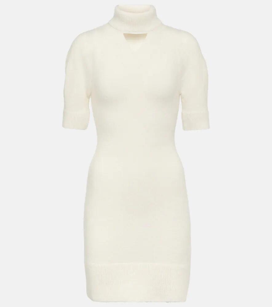 Patou Turtleneck alpaca-blend minidress Cover