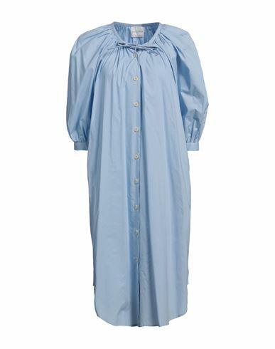 Ballantyne Woman Midi dress Light blue Cotton Cover