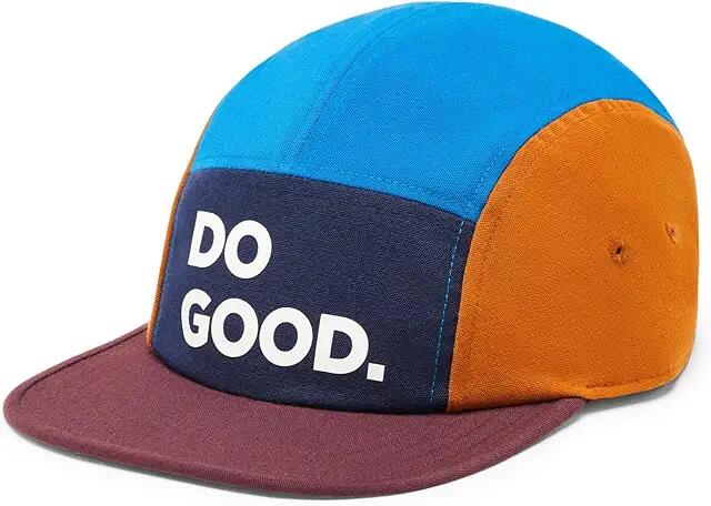 Cotopaxi Do Good 5-Panel Hat (Maritime/Wine) Caps Cover