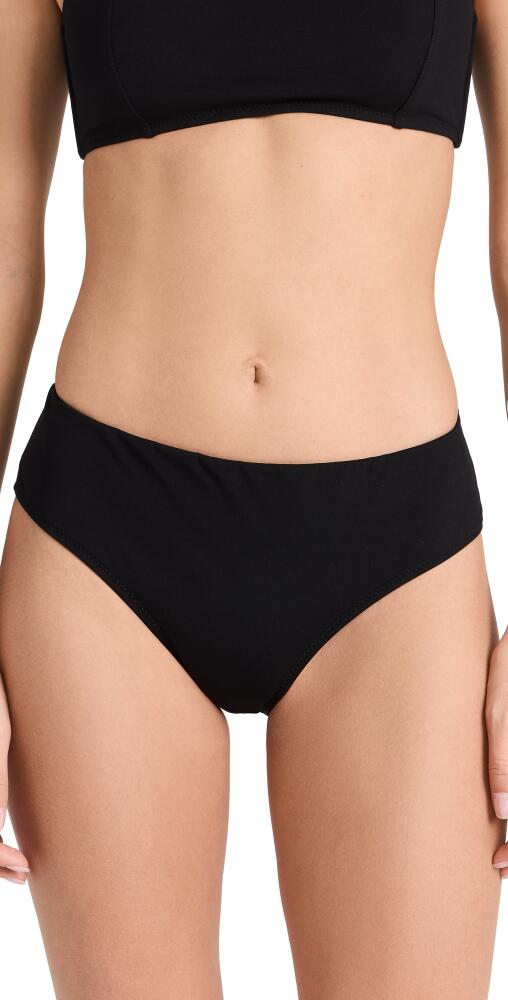 Reformation Evora Bikini Bottoms Black Cover