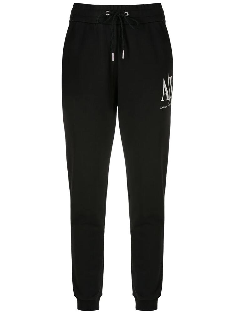 Armani Exchange logo track pants - Black Cover