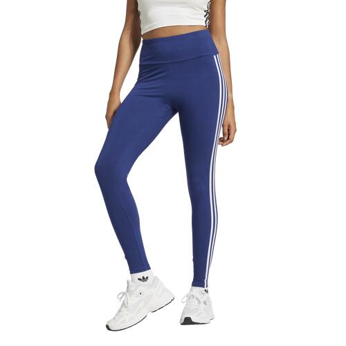 adidas Originals 3 Stripe Leggings - Womens Dark Blue Cover