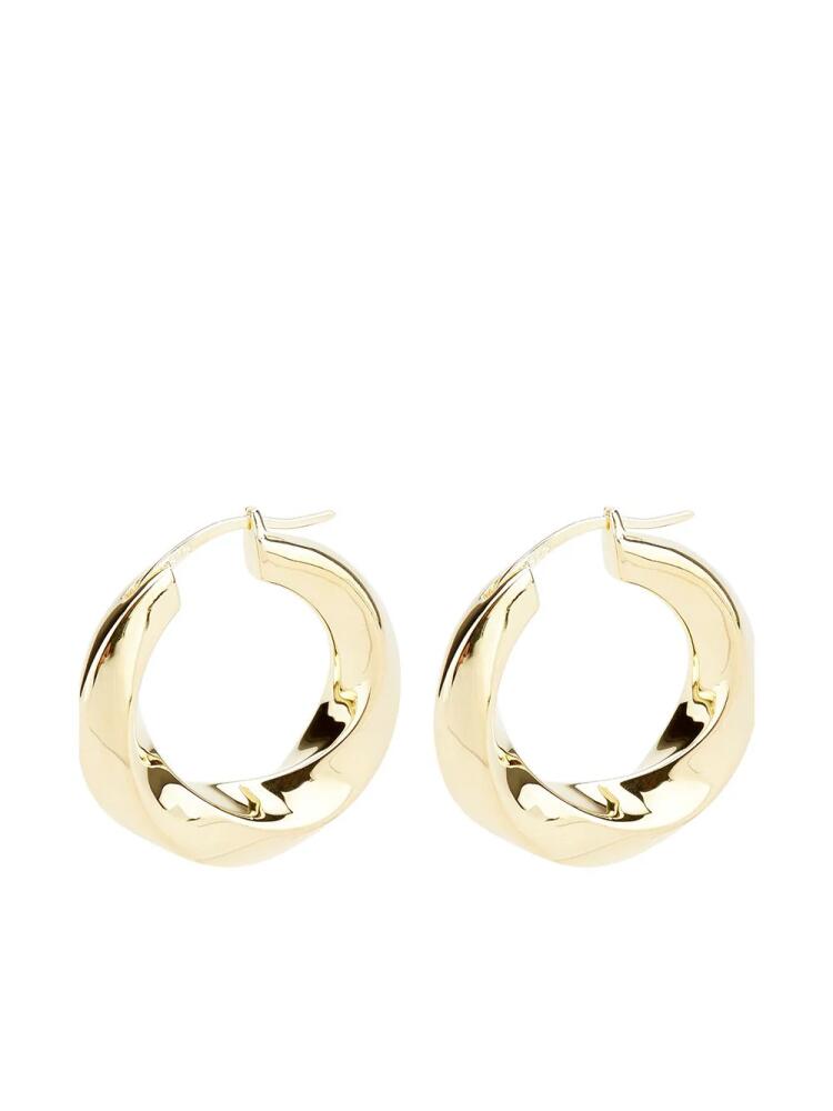 Tom Wood Infinity hoop earrings - Gold Cover