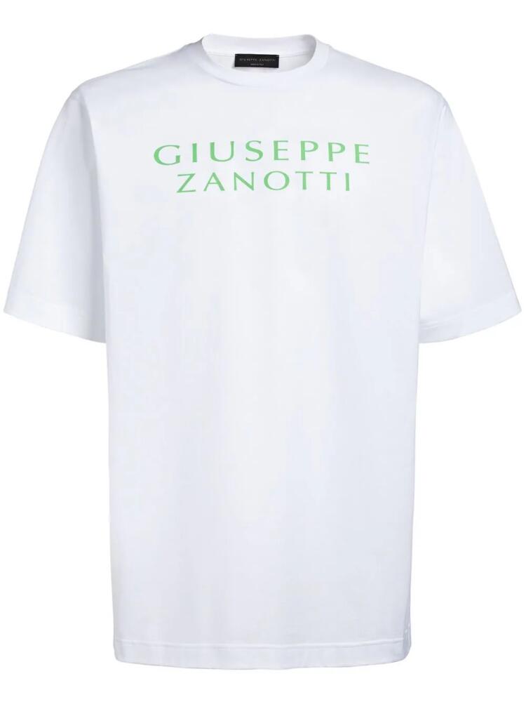 Giuseppe Zanotti Lr-42 logo-print T-shirt - White Cover