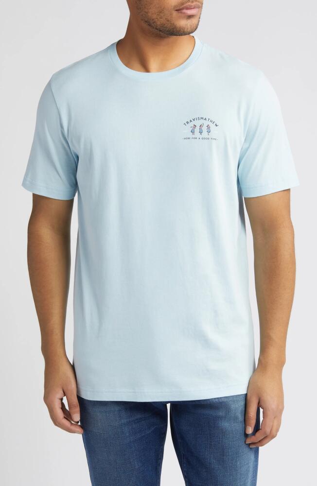 TravisMathew Sweetheart Rock Graphic T-Shirt in Dream Blue Cover