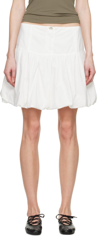 Paloma Wool White Globo Miniskirt Cover